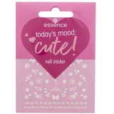 Essence Nail Stickers Today's Mood: Cute! Set nalepke za nohte 44 kos za ženske