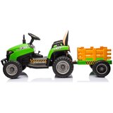 Traktor na akumulator s prikolicom BBH-030 - zeleni | Shoptok.si