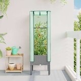  Povišena gredica s pokrovom za staklenik 40 x 40 x 140 cm | shoptok.hr