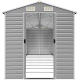  Vrtna kućica svijetlosiva 191x810x198 cm pocinčani čelik | shoptok.hr