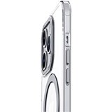 INF Magnetna zaščitna torbica za telefon z nevidnim stojalom, združljiva z iPhone Silver iPhone 14 Pro, (21236552) u