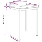  Stoječ miza za bar Konstruiran les, (5000268948) | Shoptok.si