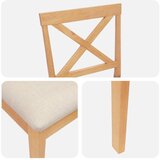 Barska stolica 2 pcs Prirodna i bež | shoptok.hr