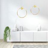 Toolight Stropni luster LED APP1396-CP GOLD 40cm | shoptok.hr