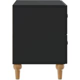  Noćni ormar s ladicama Crna 62 x 34,5 x 48 cm Konstruirano drvo | shoptok.hr