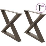  Noge za klub stolić 2 kom. Prirodni čelik 70 x (42-43,3) cm Čelik | shoptok.hr