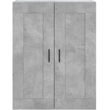 vidaXL Visoka komoda siva betona 69 5x34x180 cm od konstruiranog drva | shoptok.hr