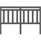  Uzglavlje za krevet sivo 166 x 4 x 100 cm od masivne borovine | shoptok.hr