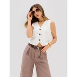 Sinsay Wide leg hlače s remenom, s dodatkom viskoze | shoptok.hr