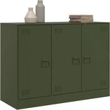  Komoda maslinastozeleni 99 x 39 x 73 cm čelična | Eponuda.com