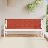  Jastuci za vrtnu klupu 2 kom Crvena vina 200x50x7 cm tkanina | Eponuda.com