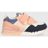 Pepe Jeans Otroške superge oranžna barva | Shoptok.si