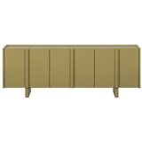WOOOD Zelena TV omarica iz masivnega bora 152x53x46 cm Basu – | Shoptok.si