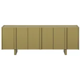 Zelena TV omarica iz masivnega bora 152x53x46 cm Basu –