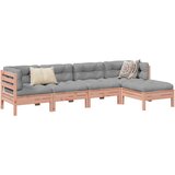 vidaXL 5-dijelni set vrtnih sofa s jastucima masivno drvo duglazije Cijene