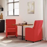  Blagovačke stolice s kotačima 2 pcs Crvena 58 x 65 x 98 cm | shoptok.hr