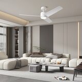  ZEVENTI - LED plafonski ventilator ORVIETO LED/18W/230V Wi-Fi Tuya beli + daljinski upravljač | Eponuda.com