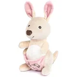 zvečka pliš klokan roza, 28 cm