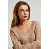Marisse Women's Sweater Z-Sw-4513 L. Brown Mel | ePonuda.com