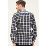 Dewberry G742 MEN'S SHIRT-LACİVERT- YELLOW | shoptok.hr