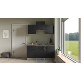 Flex-Well Majhna Kuhinja Capri, Črna, Hrast | Shoptok.si