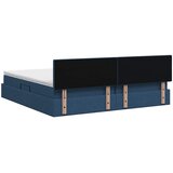  s madracem i skladištem Plava 200 x 200 cm Baršun | shoptok.hr