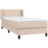  S oprugama i madrac cappuccino 100x200cm od umjetne kože | shoptok.hr