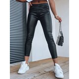 DStreet Spodnie damskie woskowane ANELIA czarne Cene