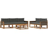  Set vanjskih sofa 6 pcs Prirodna i antracit | Eponuda.com