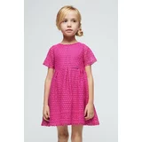Mayoral Otroška obleka roza barva