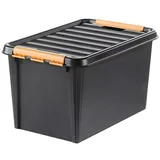 Smart Store Kutija za pohranjivanje (D x Š x V: 59 x 39 x 34 cm, Plastika, Crne boje)