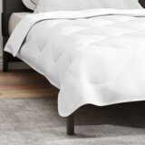 vidaXL Pokrivači & Duveti Bijela 135 x 220 cm Mikrovlakna | shoptok.hr