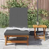  Ležaljka Smeđa 199 x 63 x 85 cm Čvrsto drvo akacije | shoptok.hr