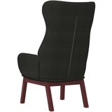  Stolica za opuštanje od tkanine crna | shoptok.hr