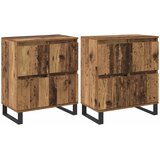  Kreveta 2 pcs Staro drvo 60 x 35 x 70 cm | shoptok.hr