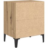 vidaXL noćni ormarić Hrast 40x30x50 cm Obrađeno drvo | shoptok.hr