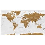  Tapeta XXL - World Map: White Oceans II 500x280 | shoptok.hr
