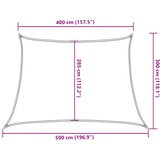  Jedro za zaštitu od sunca 160 g/m² Trapez žuto 4/5x3 m HDPE | shoptok.hr