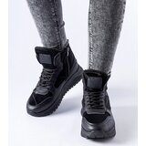 Gemre Black insulated high-top sneakers Malles | shoptok.hr