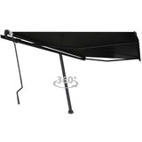  Samostojeća tenda na ručno uvlačenje 450 x 300 cm antracit | shoptok.hr