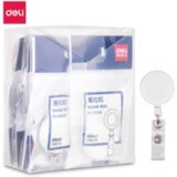 Deli POTEZAČ ZA ID KARTICU F30mm - izvlači se 80cm BELI 1/12 8309WHITE | ePonuda.com
