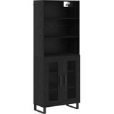  Highboard 2 kom. Crni hrast 69,5 x 34 x 180 cm | shoptok.hr
