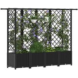  Povišeni krevet s mrežom i krovom Crna 202 x 40 x 138 cm PP | shoptok.hr