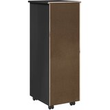  Mobilni ormar Crna 34 x 39 x 93,5 cm Čvrsto borovo drvo | shoptok.hr
