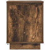  Noćni ormarić s LED svjetlima boja dimljenog hrasta 38x34x50 cm | shoptok.hr