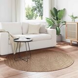  Tepisi za područja Moiré Kružni AGIRA Prirodna Ø 160 CM | shoptok.hr