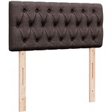  Otomanski okvir kreveta s madraca tamnosmeđi 90x190cm tkanine | shoptok.hr