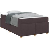  Krevetna konstrukcija Tamno smeđa 120 x 190 cm tkanina | shoptok.hr