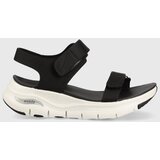 Skechers Sandali ženski, črna barva | Shoptok.si