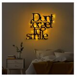 Wallity zidna dekoracija Dont Forget To Smile 183, 67x70cm, Crna | Eponuda.com